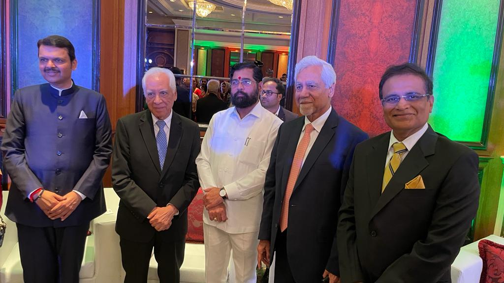 With CM & DCM of Maharashtra